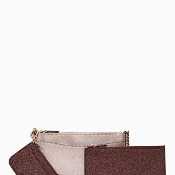 COPY - kate spade new york shimmy glitter chained triple crossbody/pouch 3 in 1… - Picture 4 of 5